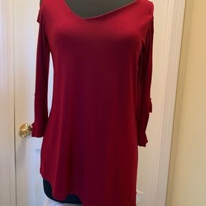 Last Tango burgundy long sleeve sz M